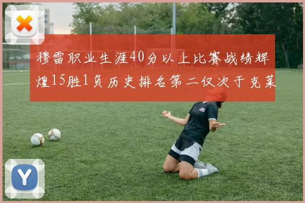 穆雷职业生涯40分以上比赛战绩辉煌15胜1负历史排名第二仅次于克莱的完美19胜0负